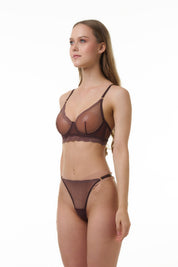 BELLAGIO BRA-BB5548 Underwired Non padded Net bra