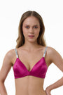 BELLAGIO BRA-BB5528 Fuchsia Lightly padded T-shirt bra