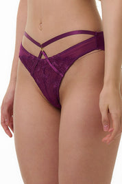 BELLAGIO PANTY-BP5337 Floral lace design Net panty