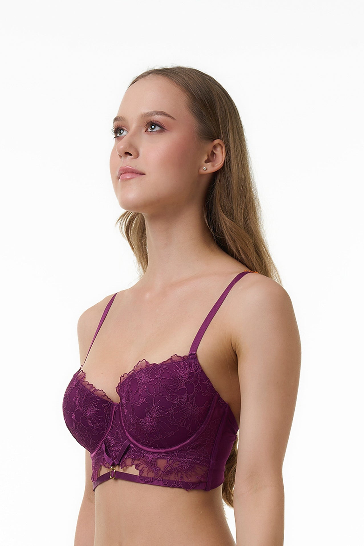 BELLAGIO BRA-BB5337 Lace design Underwired Push Up Lightly Padded Medium Coverage Bra