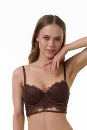 BELLAGIO BRA-BB5337 Lace design Underwired Push Up Lightly Padded Medium Coverage Bra