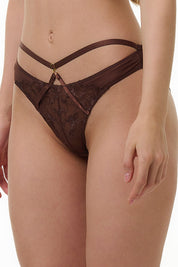 BELLAGIO PANTY-BP5337 Floral lace design Net panty