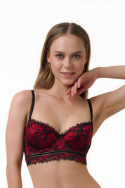 BELLAGIO BRA-BB5309 Lace design Underwired Non-Padded Medium Coverage Bra