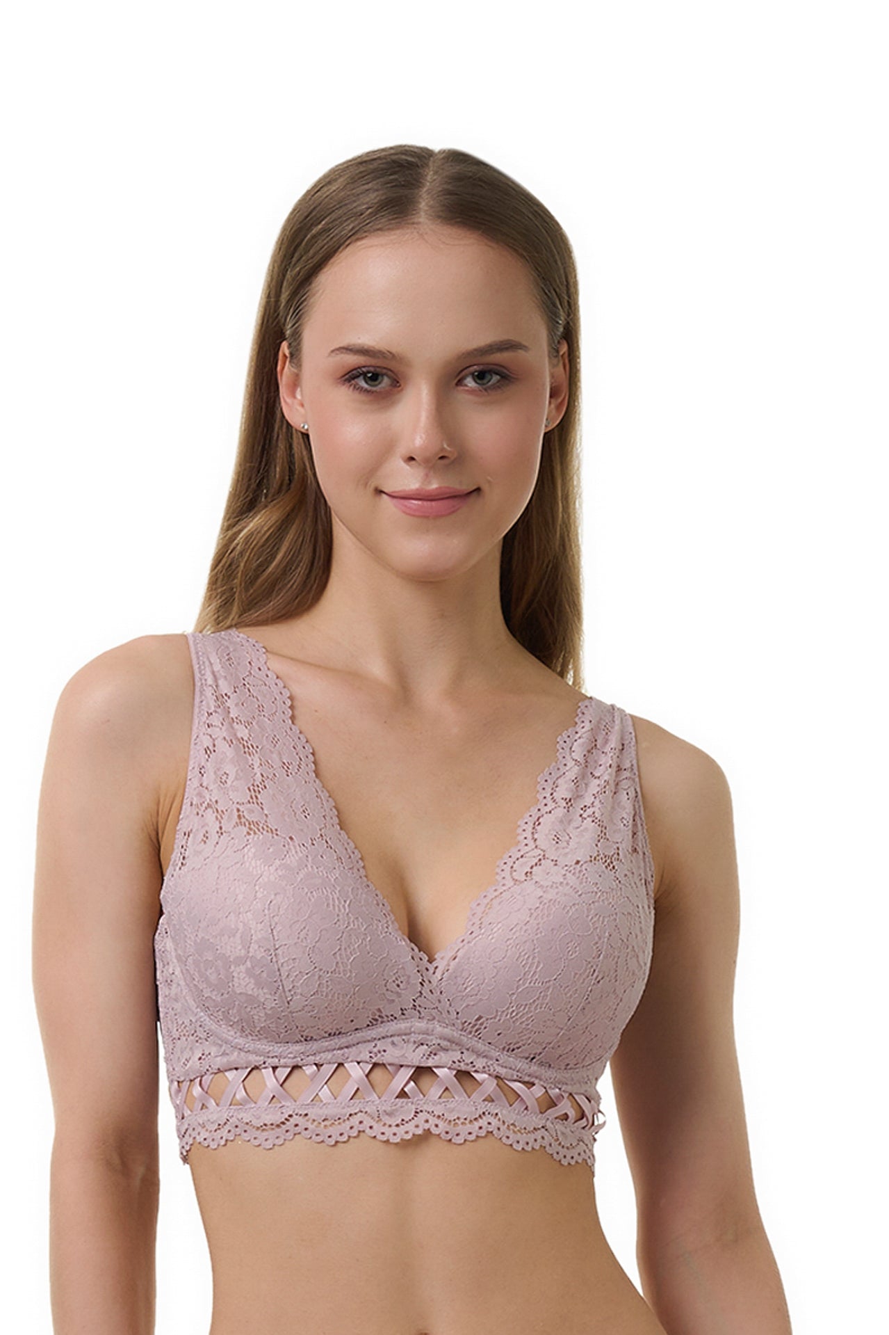 BELLAGIO BRA-BB5208 Lace design Underwired Push Up Lightly Padded Medium Coverage Bra