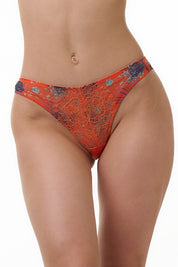 BELLAGIO PANTY-BP5338 Low Rise Net Self Design Bikini Panty