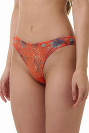 BELLAGIO PANTY-BP5338 Low Rise Net Self Design Bikini Panty