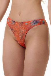 BELLAGIO PANTY-BP5338 Low Rise Net Self Design Bikini Panty