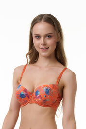 BELLAGIO BRA-BB5338 Lace design Underwired Push Up Lightly Padded Medium Coverage Bra