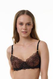 BELLAGIO BRA-BB0345 -  Lace design Underwired Non-Padded Medium Coverage Bra