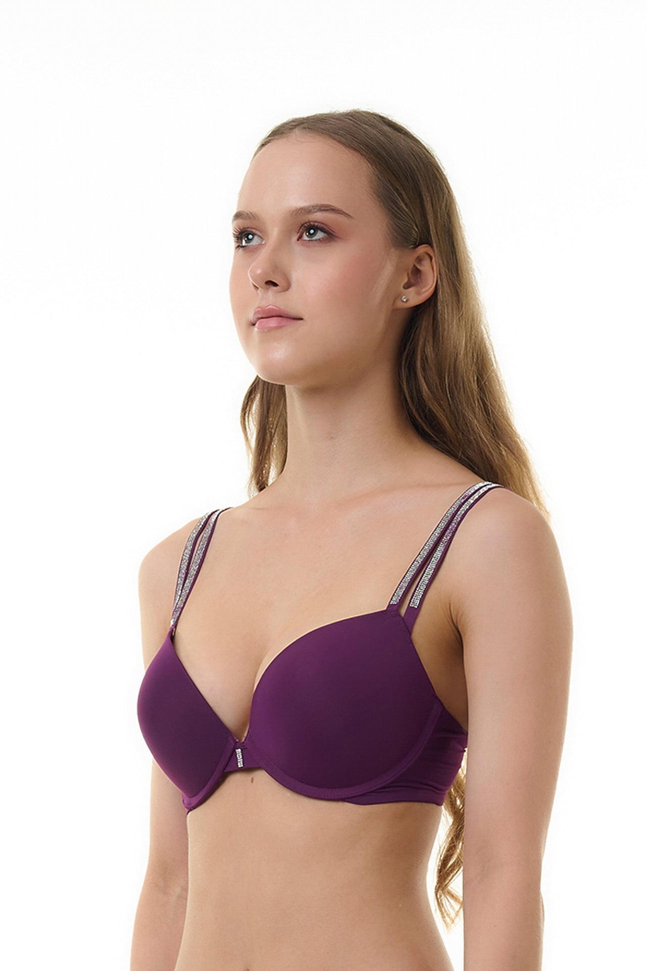 BELLAGIO BRA-BB1009 Solid Underwired Push Up Lightly Padded Medium Coverage Bra