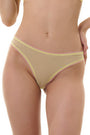 BELLAGIO PANTY-BP0817 Cornsilk Low Rise Net Self Design Bikini Panty