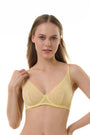 BELLAGIO BRA-BB0817 Cornsilk Underwired Non padded Net bra