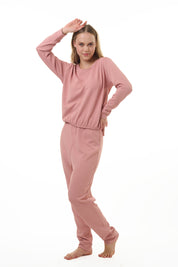 ANGELS NIGHTWEAR-A129IO Round neck full sleeves Top and Pyjama