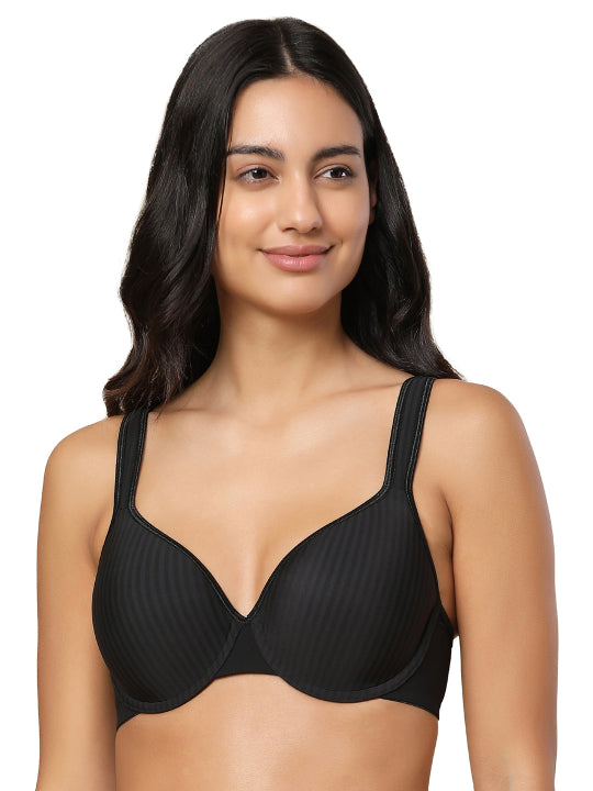 TRIUMPH BRA V201342-BLACK 04 Formfit Smooth Finish T-Shirt Bra