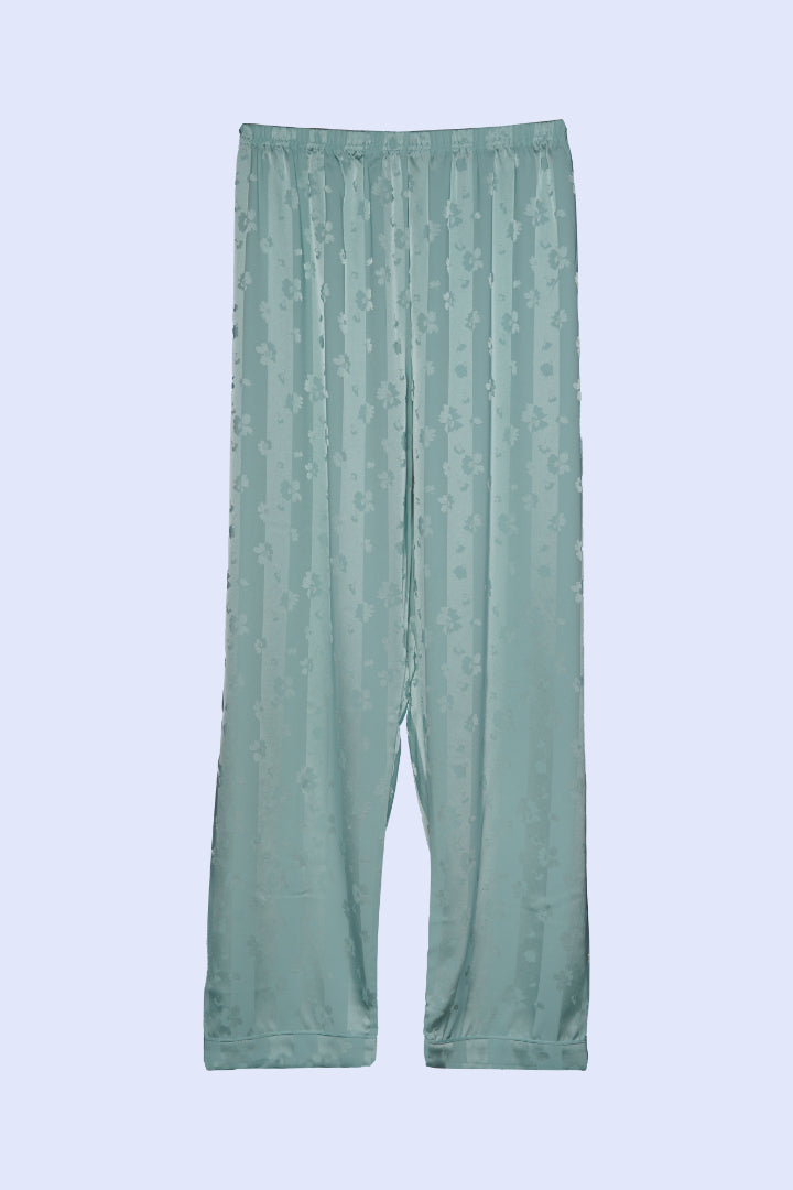 AXTZH 2-Piece Soft Nightwear Pajama Set NW X2215-TGREEN-WC2S