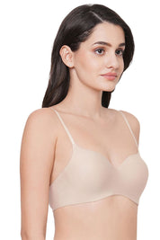 WACOAL BRA WB3A140IN Basic Mold Padded Non-wired 3/4th Cup Everyday Wear Seamless T-Shirt Bra