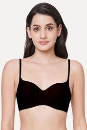 WACOAL BRA WB3A140IN Basic Mold Padded Non-wired 3/4th Cup Everyday Wear Seamless T-Shirt Bra