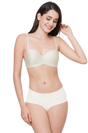 WACOAL BRA WB3A140IN Basic Mold Padded Non-wired 3/4th Cup Everyday Wear Seamless T-Shirt Bra