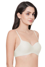 WACOAL BRA WB3A140IN Basic Mold Padded Non-wired 3/4th Cup Everyday Wear Seamless T-Shirt Bra