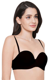 WACOAL BRA WB78720IN Basic Mold Padded Wired Half Cup Everyday Wear Strapless Multiway Bra