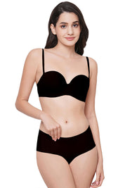 WACOAL BRA WB78720IN Basic Mold Padded Wired Half Cup Everyday Wear Strapless Multiway Bra