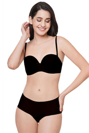 WACOAL BRA WB78720IN Basic Mold Padded Wired Half Cup Everyday Wear Strapless Multiway Bra