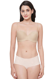 WACOAL BRA WB78720IN Basic Mold Padded Wired Half Cup Everyday Wear Strapless Multiway Bra