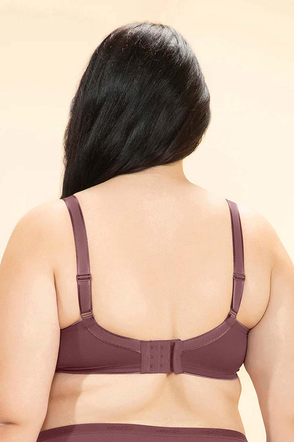 AMANTE BRA -BRA103901-WILD GINGER Delight Comfort Non-Padded Non-Wired Minimizer Bra