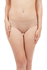 AMANTE PAN11412-SANDALWOOD VANISH SOLID LOW RISE HIPSTER SEAMLESS PANTY