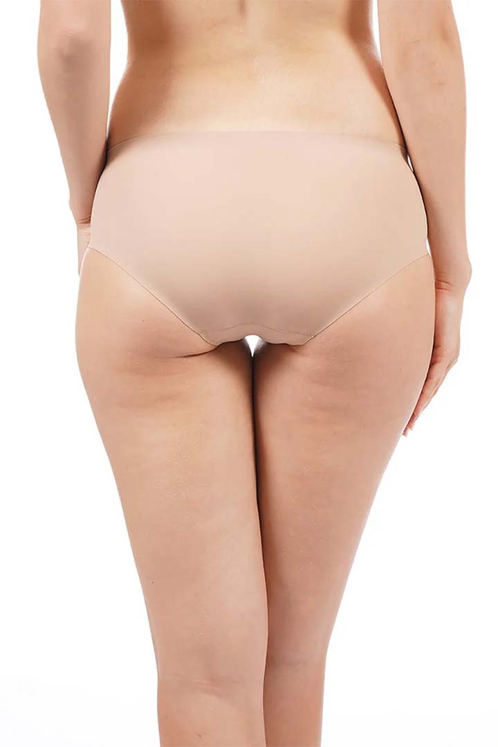 AMANTE PAN11412-SANDALWOOD VANISH SOLID LOW RISE HIPSTER SEAMLESS PANTY