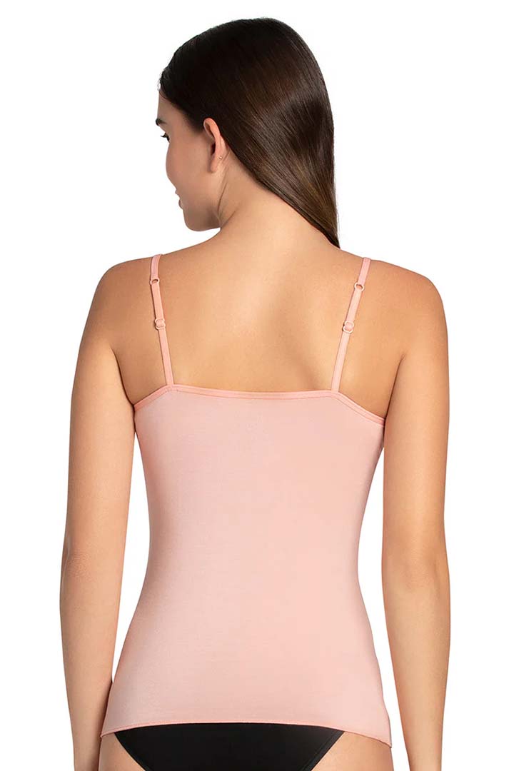 AMANTE LIN82801 Empatiens Pink Modal Lace Camisole