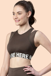 ENAMOR BRA-A201 Active Energy Sports Bra | Dry Fit High Impact Longline Sports Bra