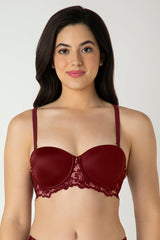Biking Red AMANTE BRA-BRA06301 Padded Wired Multiway Strapless Bra