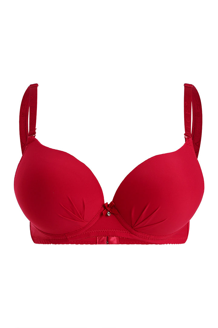 AXTZH Padded Bra for Women – Stylish One-Piece with Enhanced Shape and Gentle Comfort  AB0009-CERISE-DP401