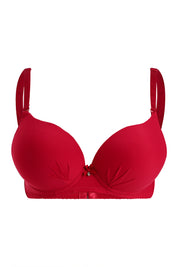 AXTZH Padded Bra for Women – Stylish One-Piece with Enhanced Shape and Gentle Comfort  AB0009-CERISE-DP401