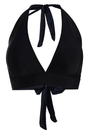 AXTZH Stylish Two-Piece Swim Set Featuring Sleek Bralette and Skirt Overlay Bottom for Women- X2517-BLACK-2PS