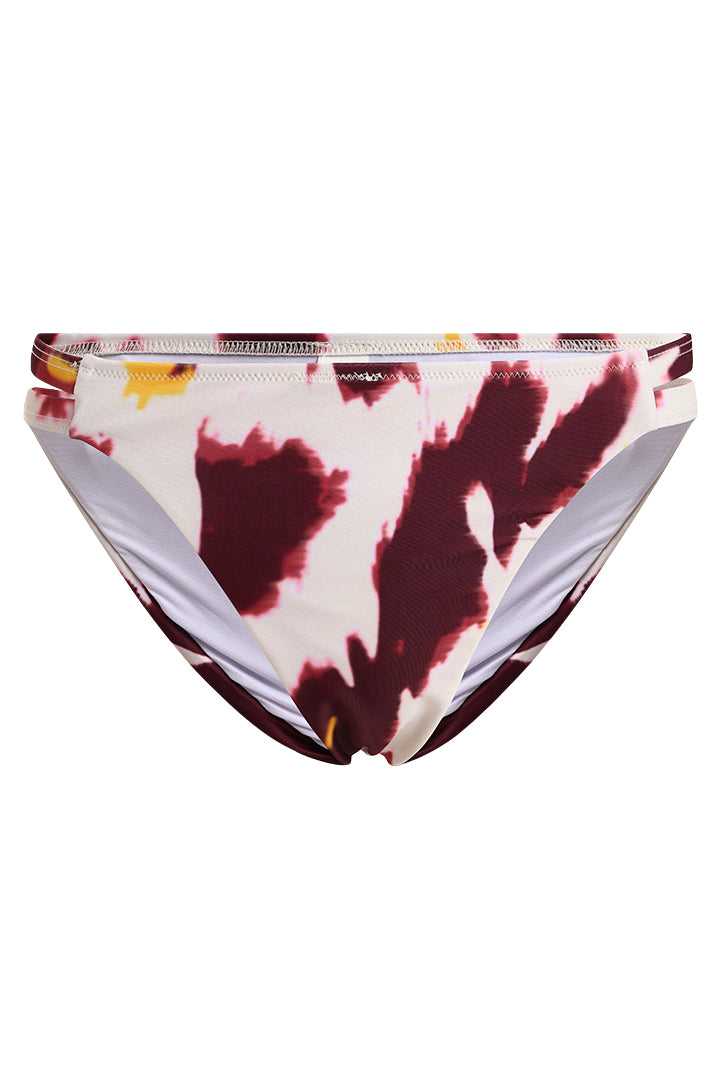 AXTZH Three-Piece Swimwear Set with Bikini Top, Bottom, and Flowing Sarong Skirt X4614-IVOPR-3PB