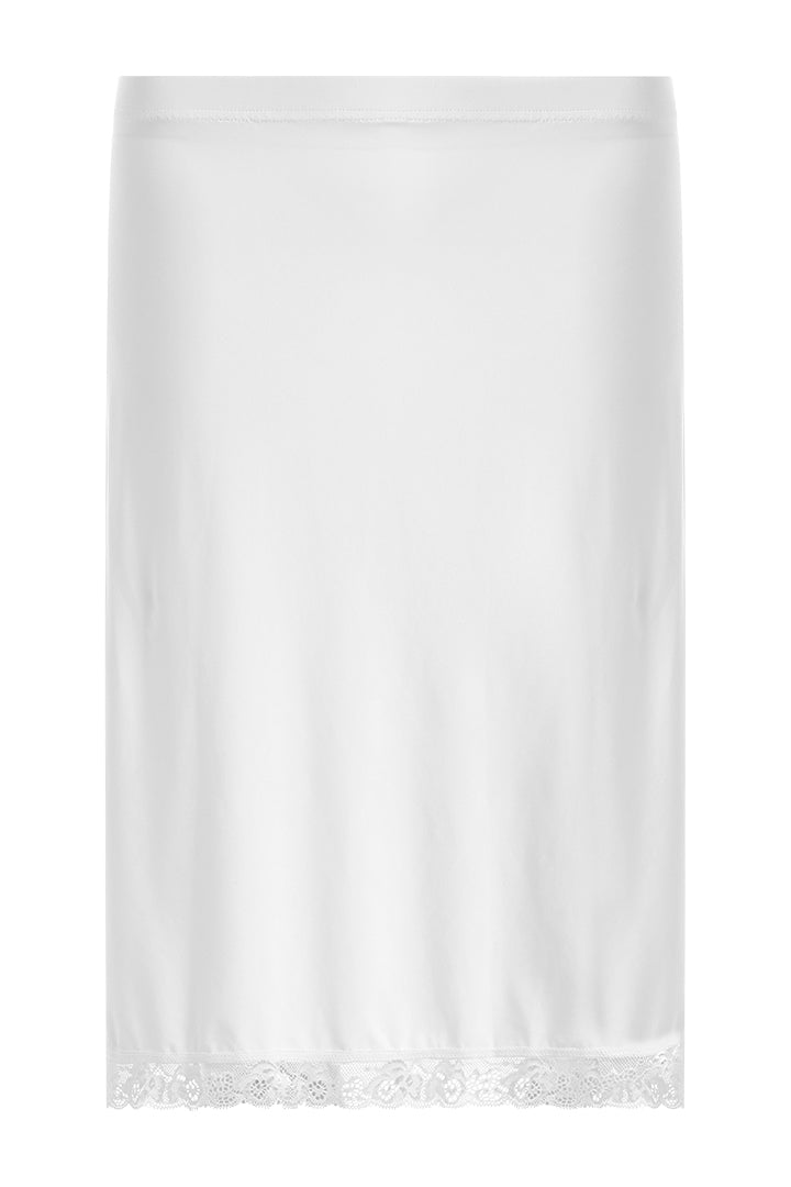 AXTZH Innerwear Piece with Refined Hem Lace and Comfortable Everyday Fit X5014-WHITE-SKP1