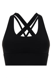 AXTZH Everyday Essential Bra with Wide Straps and Smooth Supportive Fit X0629-BLACK-CP119
