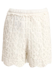 AXTZH One-Piece Crochet Shorts – Comfortable, Playful, and Perfectly Versatile  220-BEIGE-BW1PST