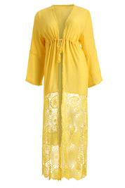 AXTZH Make Waves in Style with This Flirty Lingerie Swimwear Piece X2601-CORNSILK-SNGB2