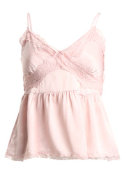 AXTZH Elegant Three-Piece Nightwear Ensemble Featuring Relaxed Fit and Romantic Detailing-X2498-BLUSH-NSL3PS