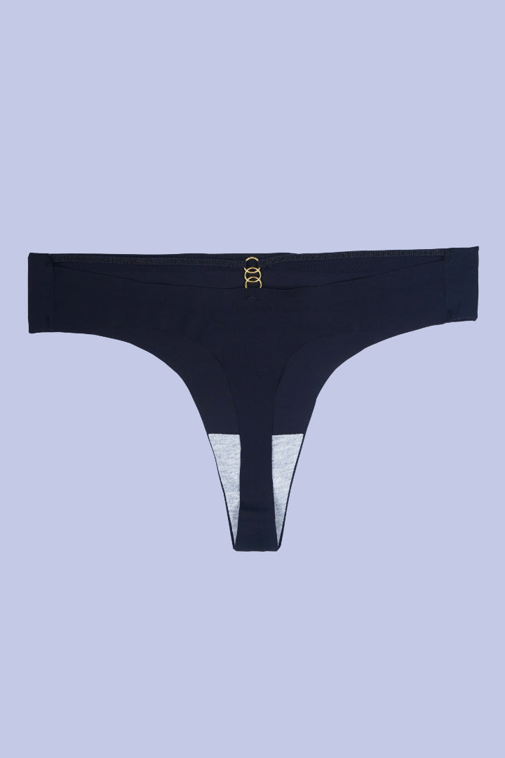 AXTZH Seamless and Sexy Thong for Women Designed for Comfort and Allure XTHGSBAL6058IO-BLACK