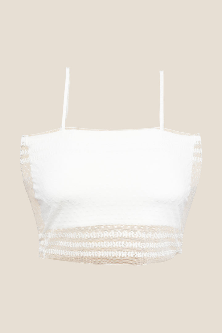 AXTZH Whisper Lace Bralette-X8055-WHITE-CN122
