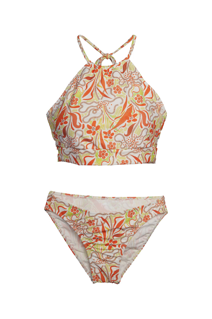 AXTZH Tidal Glow Three-Piece Swim Set X4027-IVOPR1-3PS
