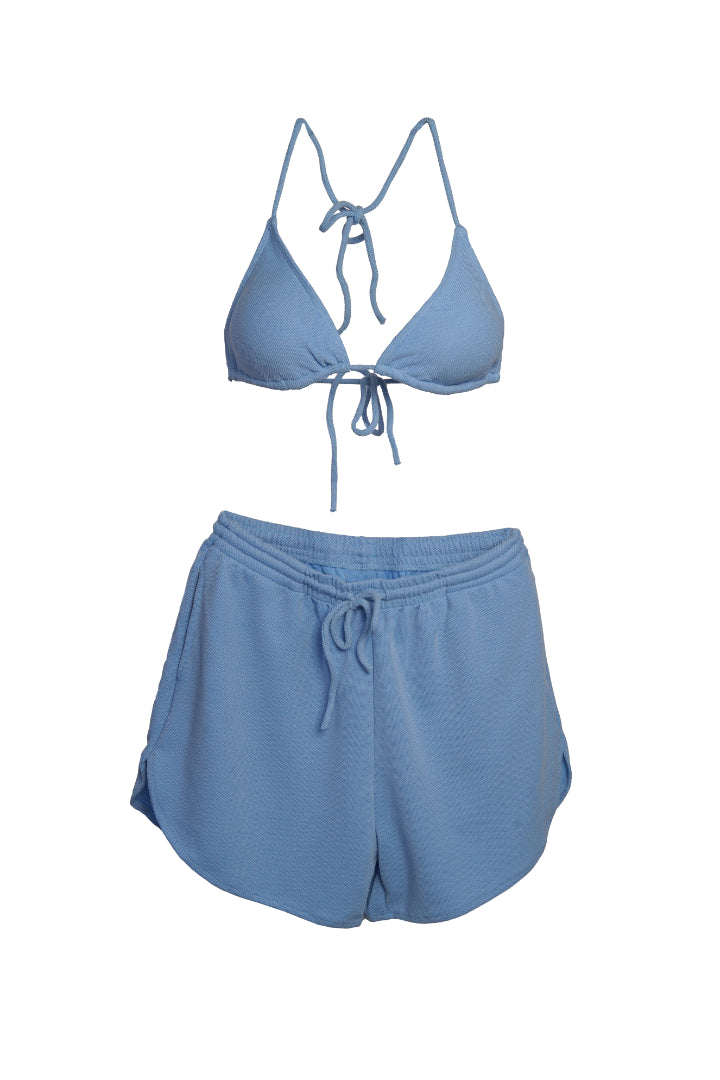 AXTZH 3-PIECE SWIMWEAR SET X3020-SBLUE-3PS