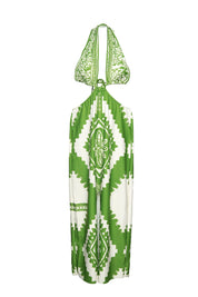 AXTZH 3-Piece Printed Bikini Set with Skirt SWIM WEAR X0357-GREPR-2PB