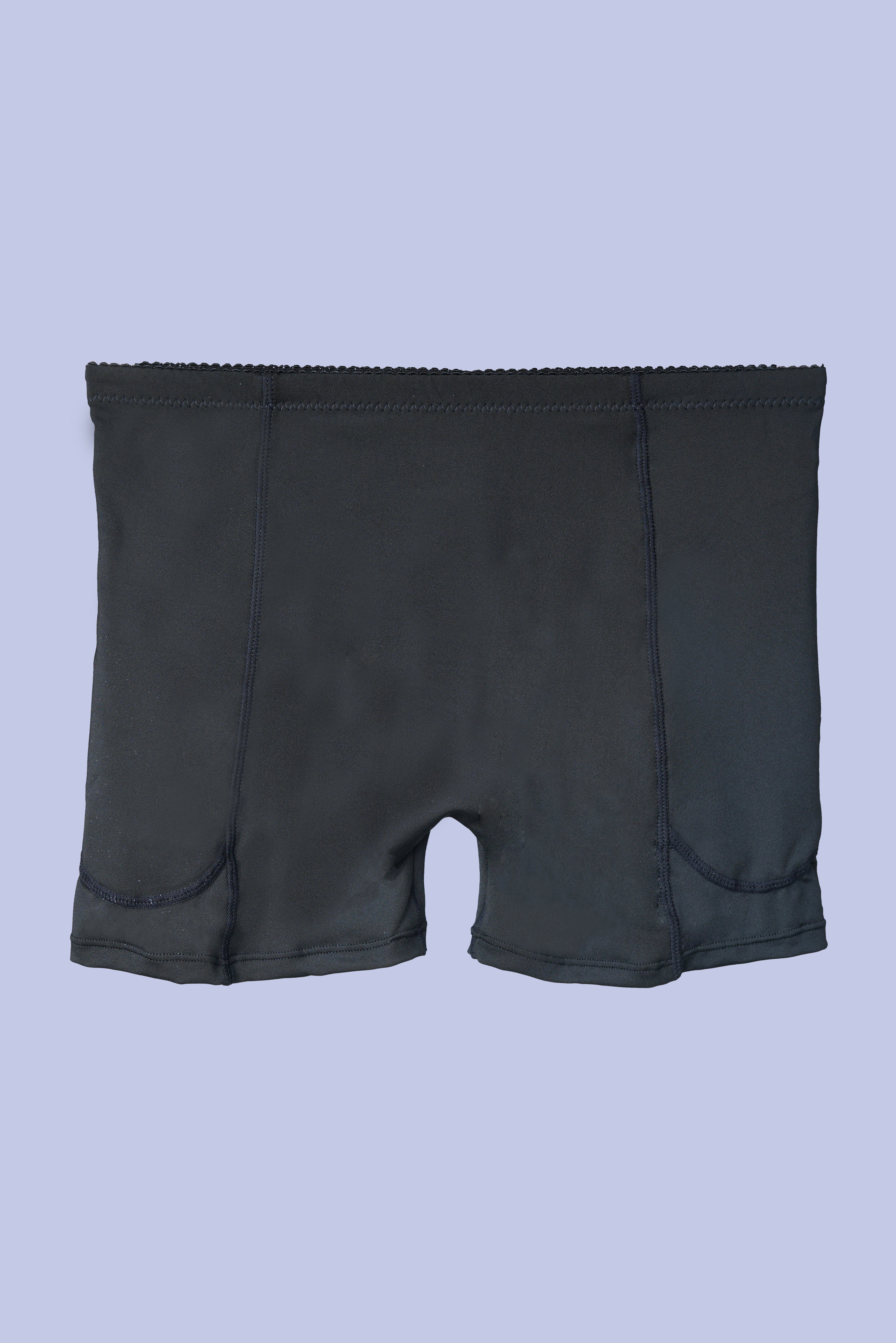 AXTZH WOMEN INNER Women’s Sexy High-Waist Shorts with Body-Sculpting Fit X8915-BLACK-SHPPP1