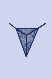 AXTZH 2-Piece Sexy Nightwear for Women with Sheer Lace Design and Elegant Detailing X3009-NAVY-F1N