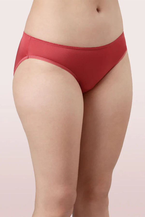 ENAMOR PANTY P000 Garnet Rose Low Waist Women Hipster Multicolor Panty